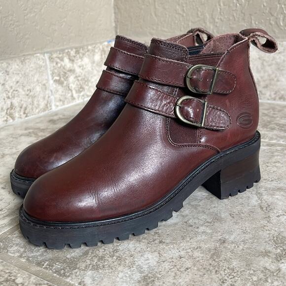 Vintage 90s Y2K Chunky Sole Leather Sketchers 7 - Picture 3 of 11